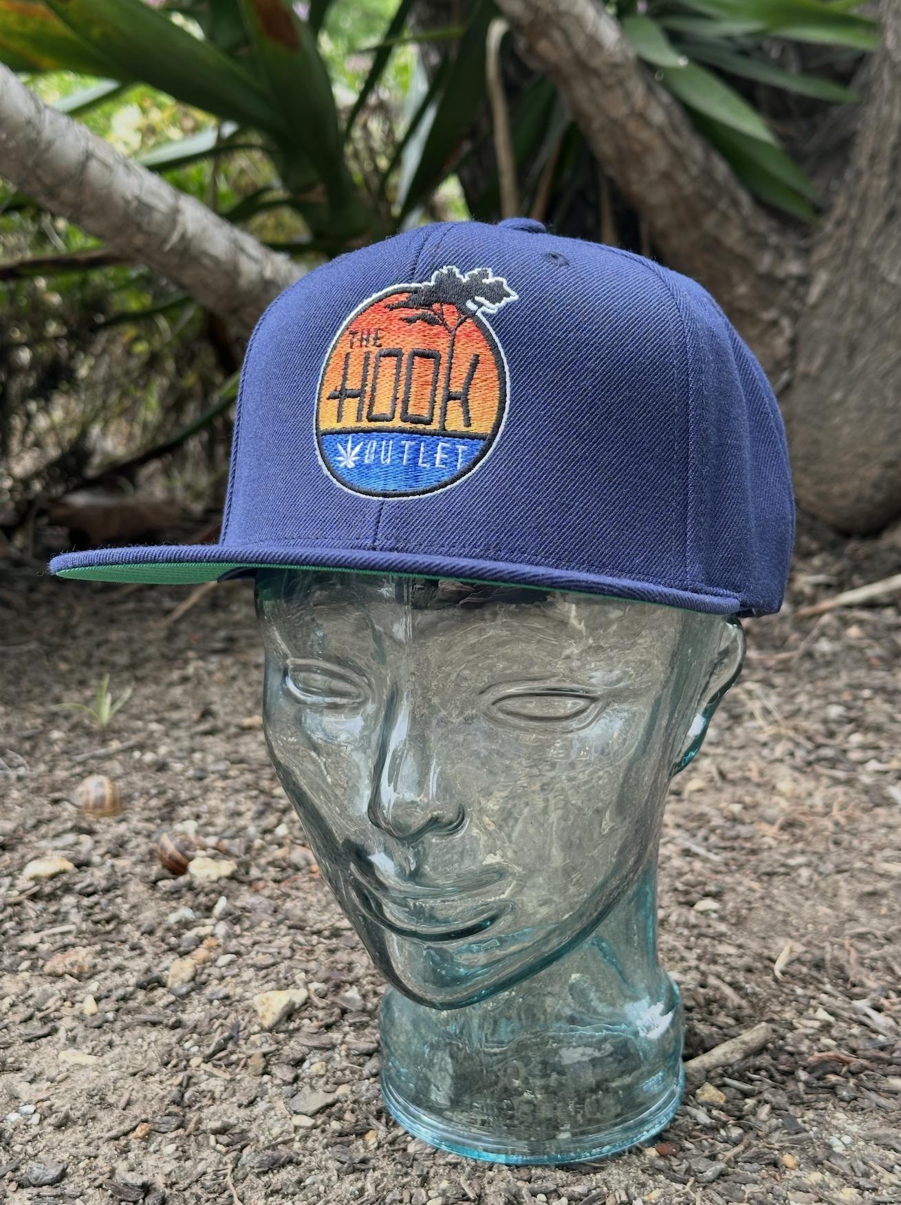 Hook Outlet Navy Snapback Hat