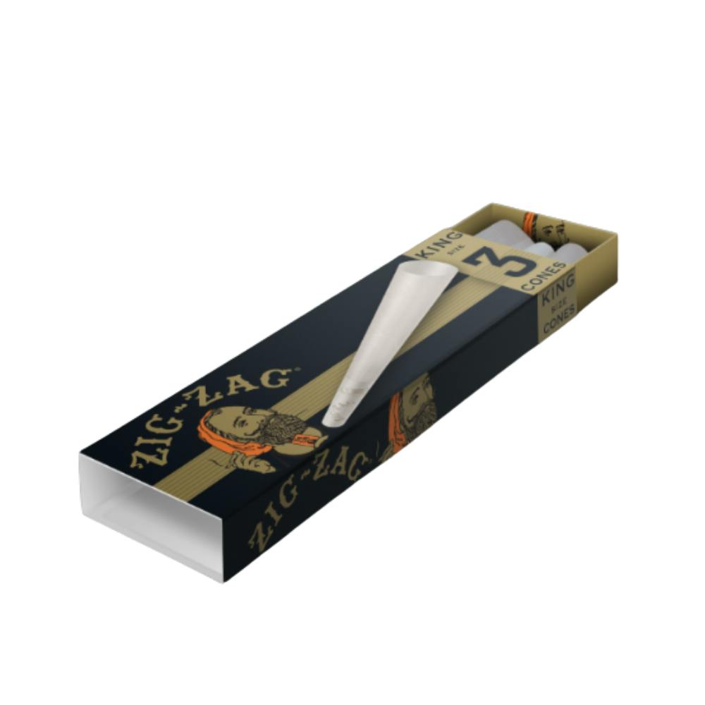 Zig Zag King Size Cones 3pk - Ultra Thin