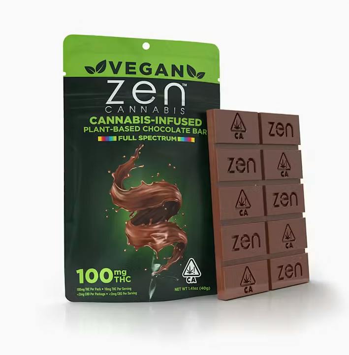 Zen Vegan Chocolate 100mg - (H)