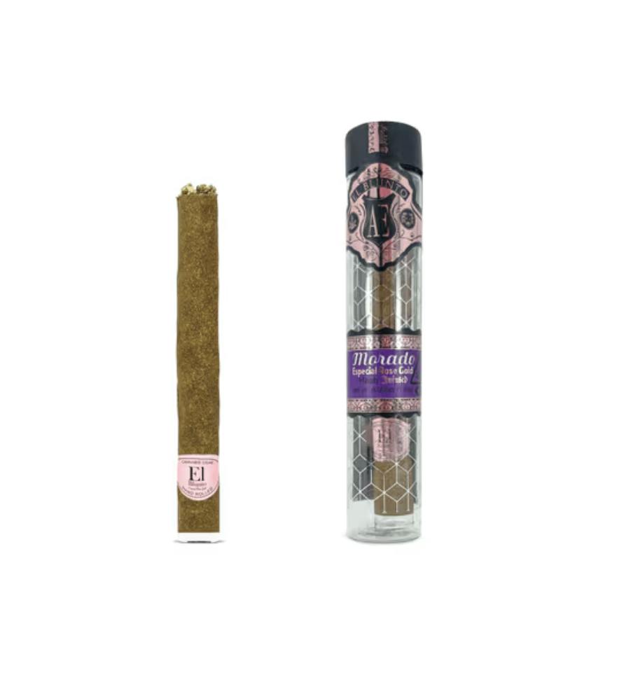 El Blunto Especial Hash Infused Rose Gold Cannabis Cigar 1.65g - Morado (I)