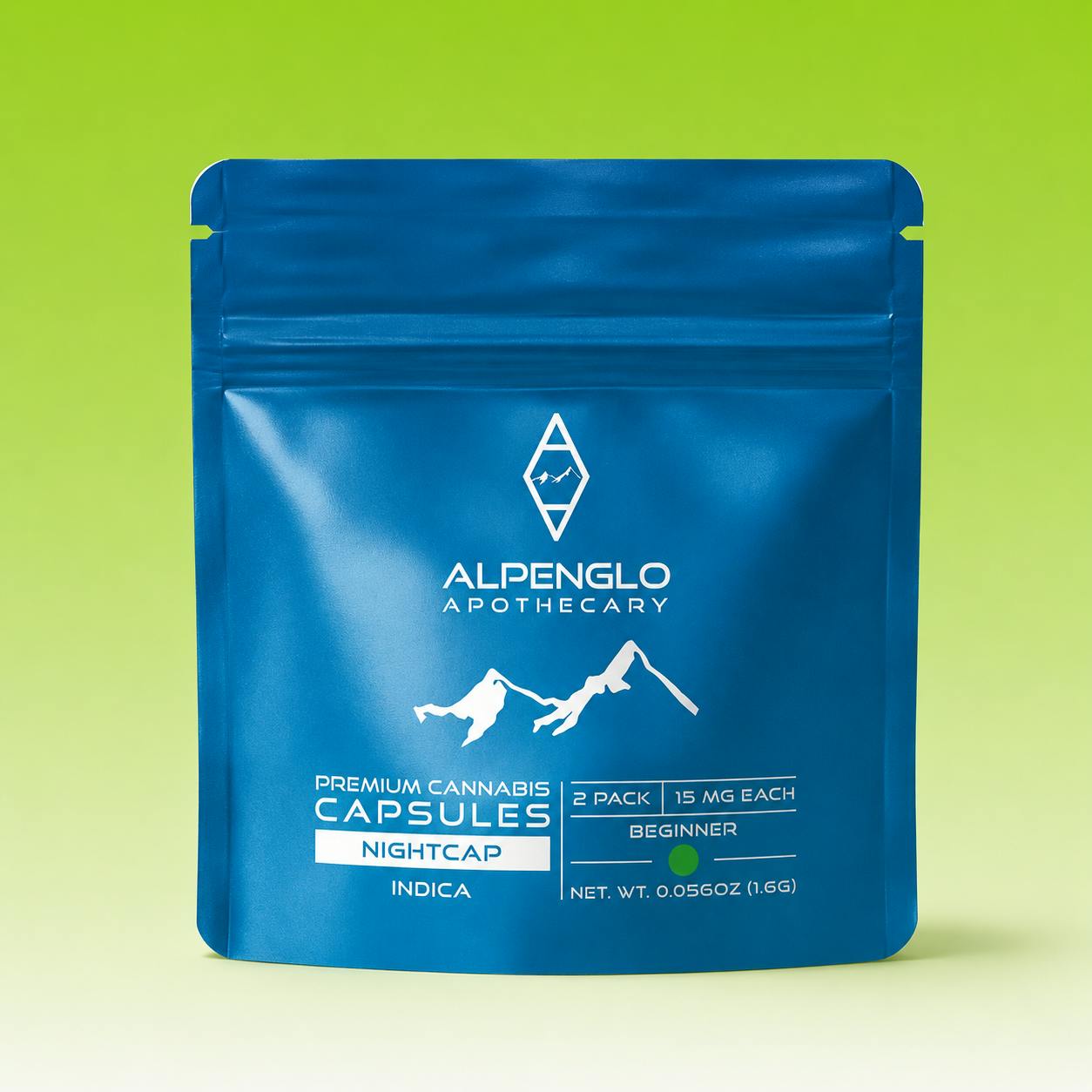 Alpenglo Capsule - Nightcap - 16mg/2pk at The Hi-Line Co - Chinook