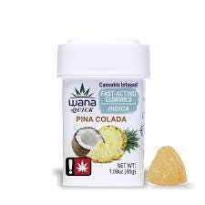 Wana - Pina Colada Fast Acting gummies 100mg