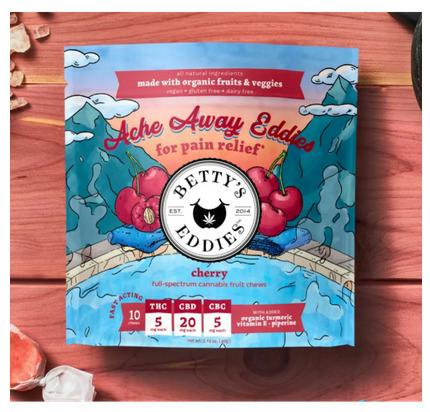 Chews - Ache Away Cherry - 4:1:1 (CBD:CBC:THC) - 10pcs