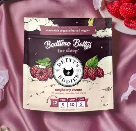 Chews - Bedtime Raspberry Cream - 2:1:1 (CBD:THC:CBN) - 10 pcs