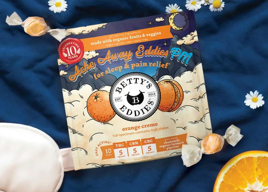 Chews - Ache Away PM Orange Creme - 1:1:1 (THC:CBN:CBC) - 10pcs