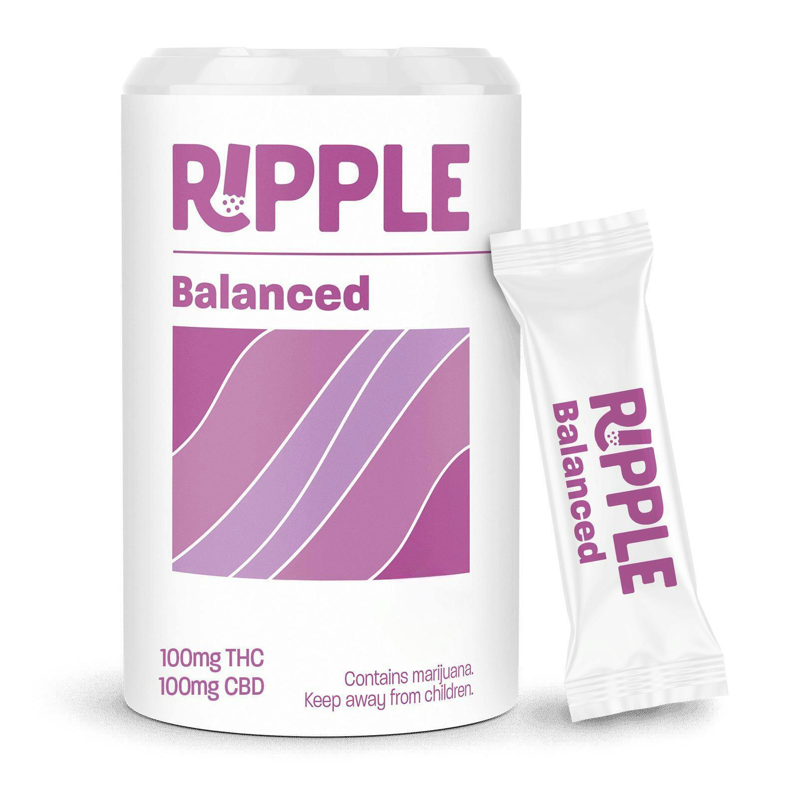 Ripple | Balanced 1:1 THC/CBD | 100mg