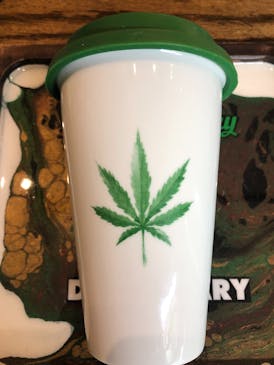 Weed Leaf Coffee Cup