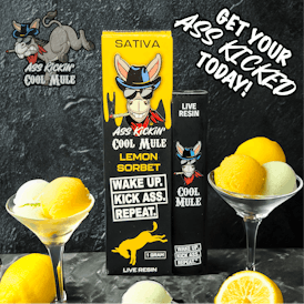 Cool Mule Live Resin Vape - Lemon Sorbet