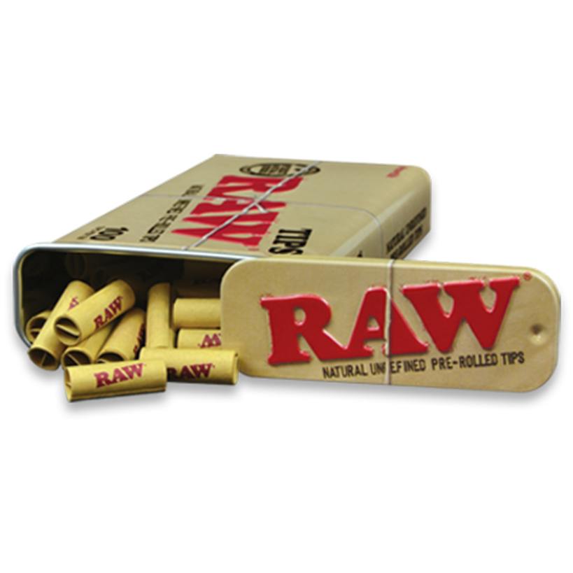 RAW Tin Pre Rolled Tips $7
