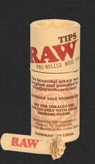 RAW Pre-Rolled Rose Tip
