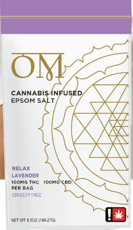 OM Lavender Epsom Soaking Salts 1:1 at Gorge Greenery All Things Cannabis- Marijuana Dispensary Hood River
