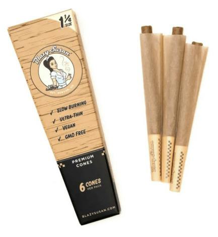 Blazy Susan Unbleached Cones 6 pack 1 1/4