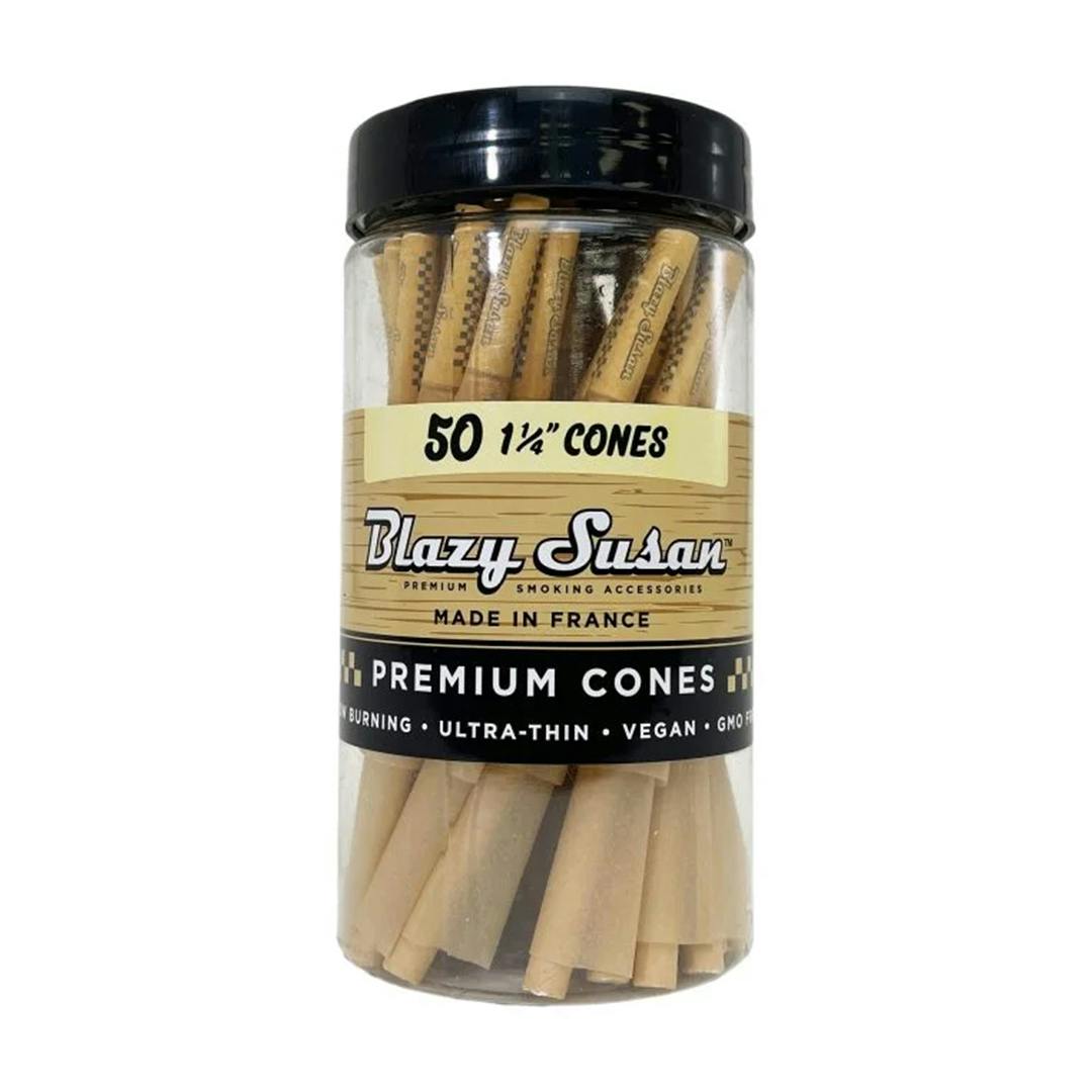 Blazy Susan Unbleached Cones 50 pack 1 1/4