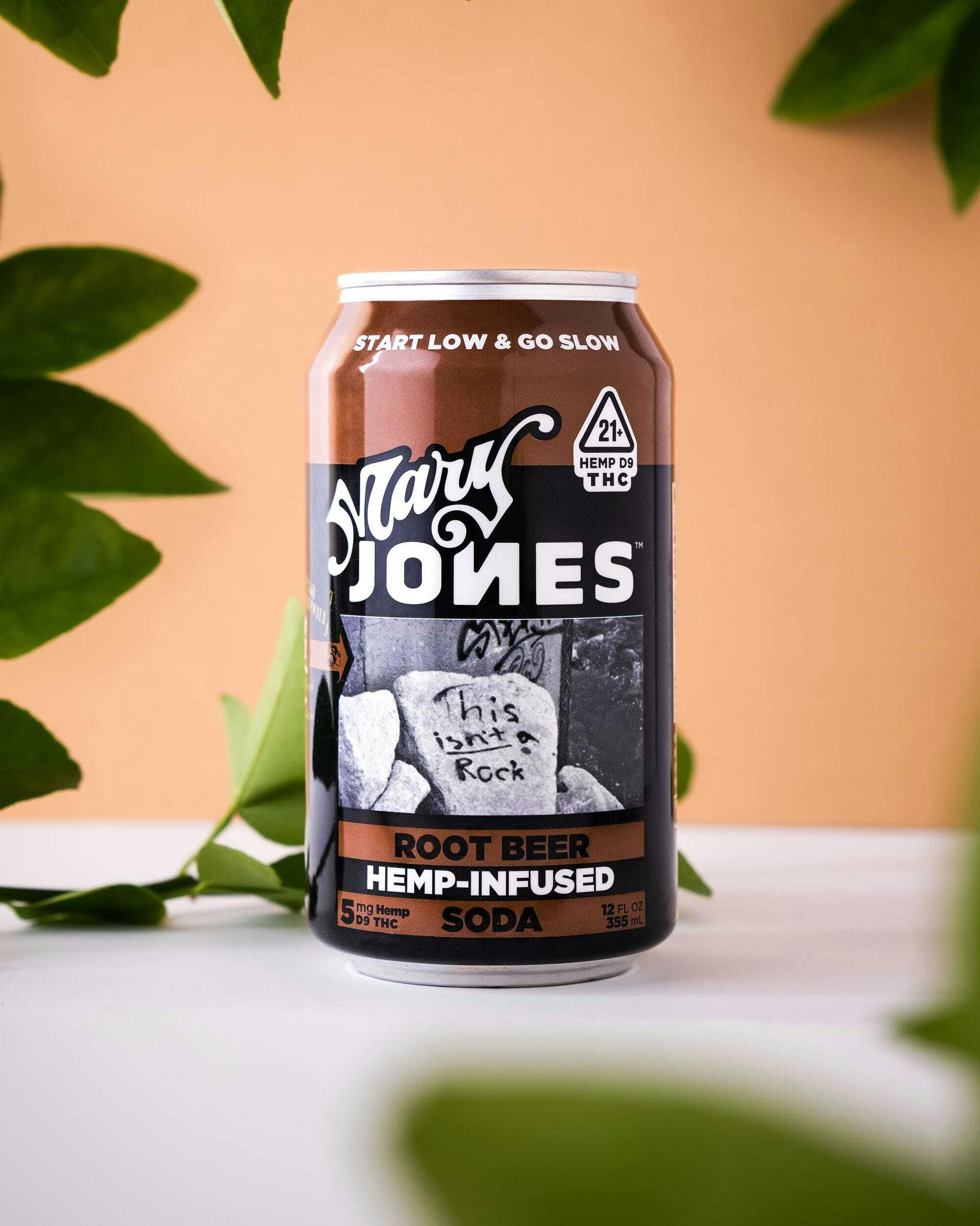 Mary Jones Root Brew 100mg Soda
