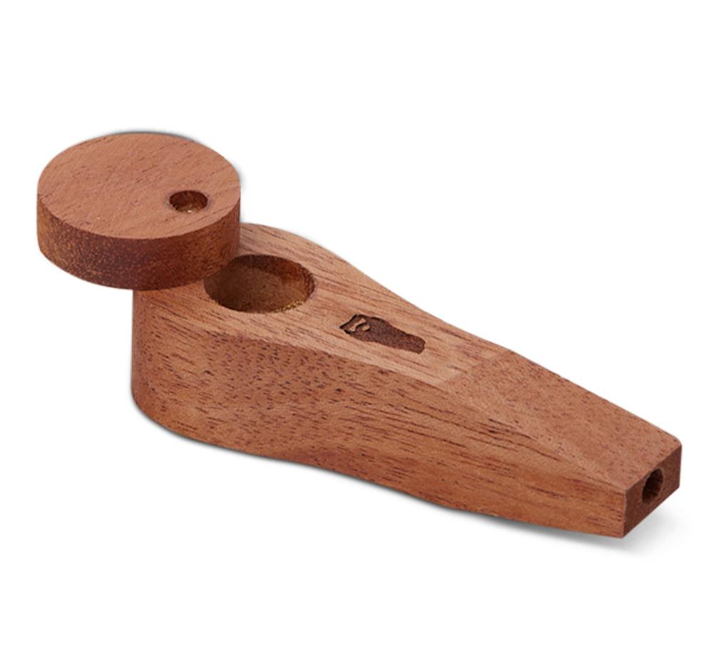 Square Wood Pipe With Lid $10