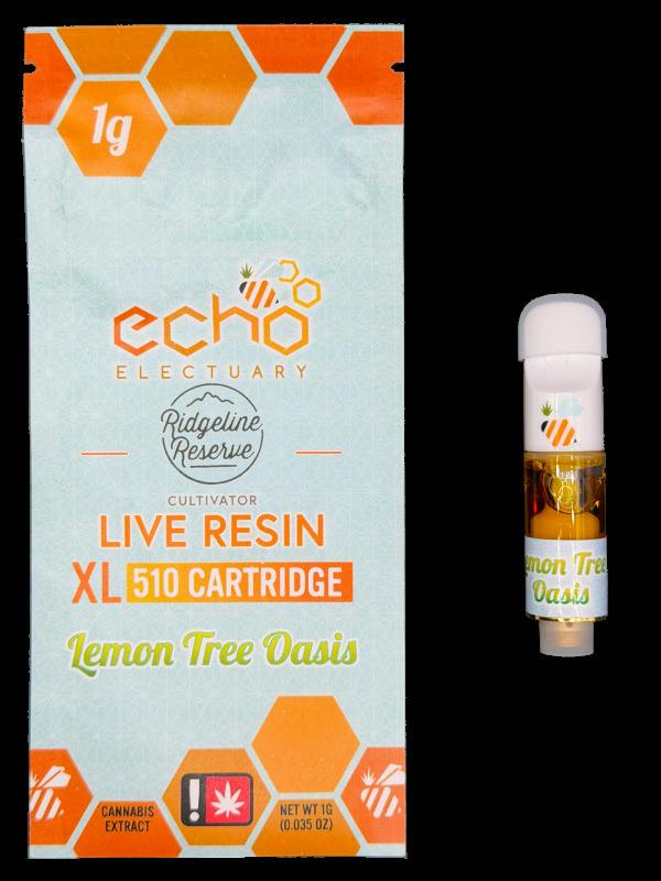Echo Electuary Live Resin 1g Lemon Tree Oasis Cartridge