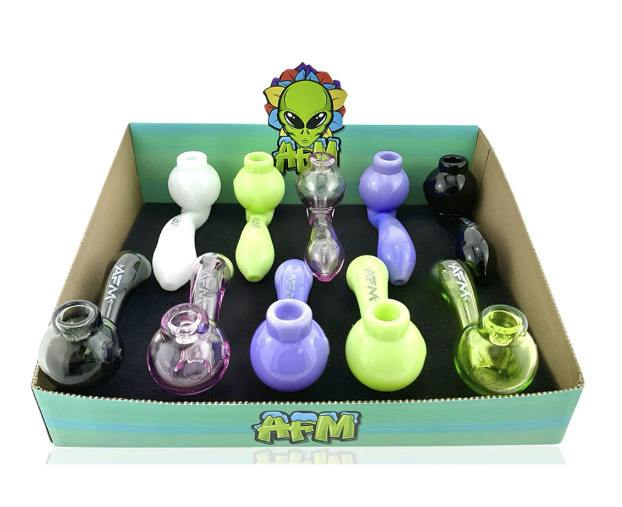 AFM 5" Spoon Marble Glass Pipe $22
