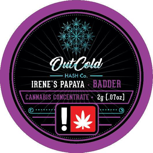 Bo's Nose Knows Out Cold 2g Irene's Papaya Live Rosin