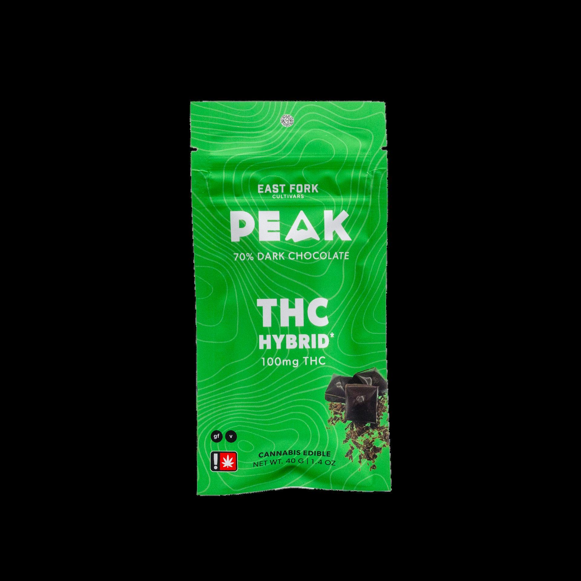 East Fork Peak Hybrid Dark Chocolate Bar