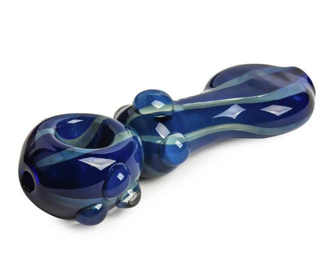 Red Eye Glass 5" Middle Man Spoon Glass Pipe $24