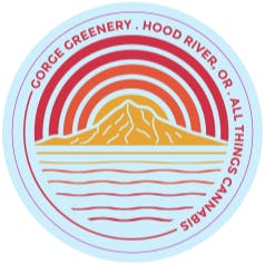 Sunset Gorge Greenery Sticker