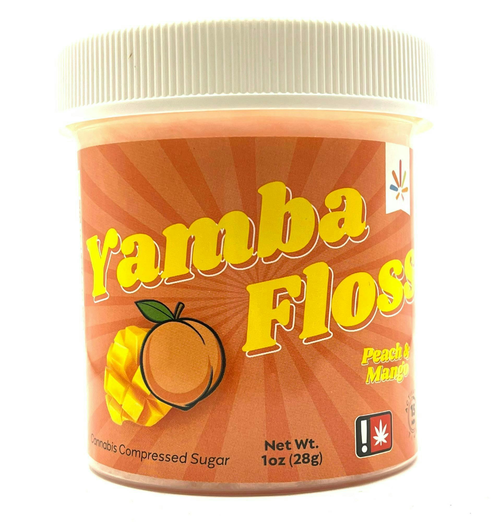 Yamba Floss Peach Mango Cotton Candy