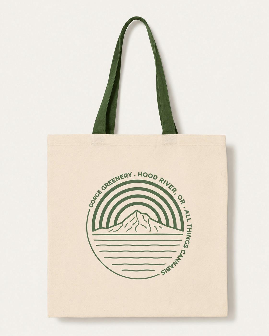 Hood River Oregon All Things Cannabis Sunset Tote