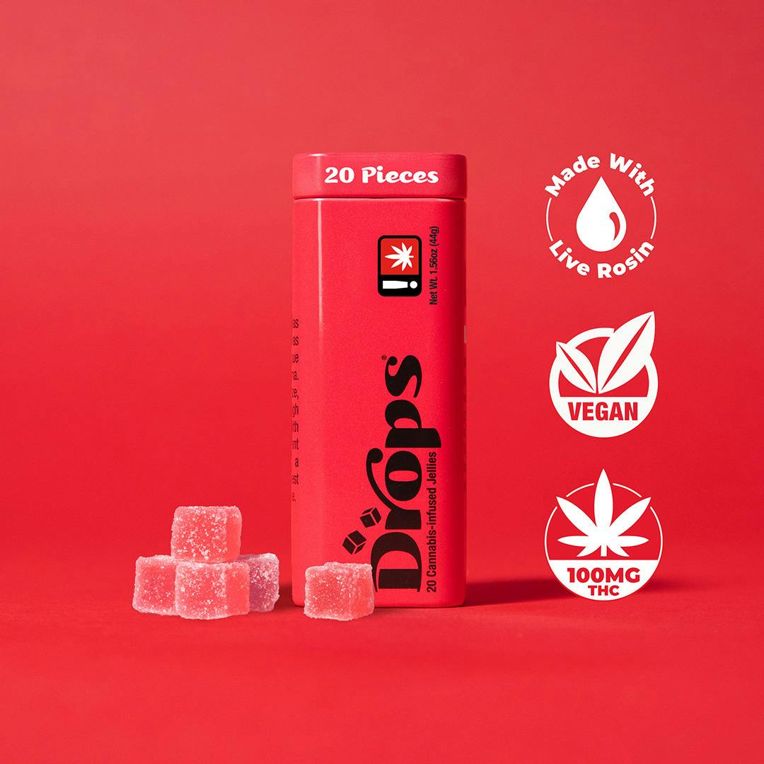Drops Cherry Indica 20 Pack Gummies