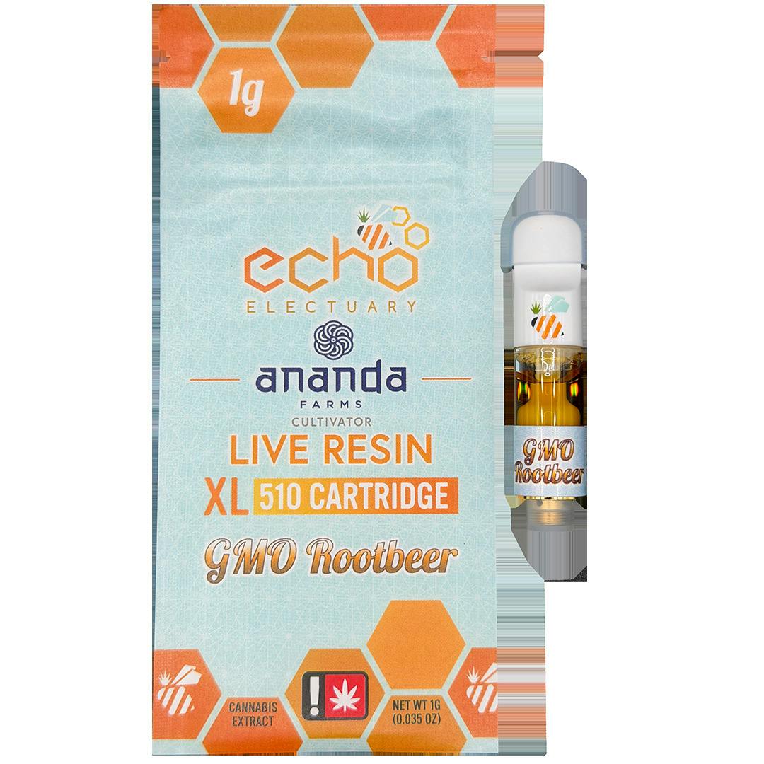 Echo Electuary Live Resin 1g GMO Rootbeer Cartridge