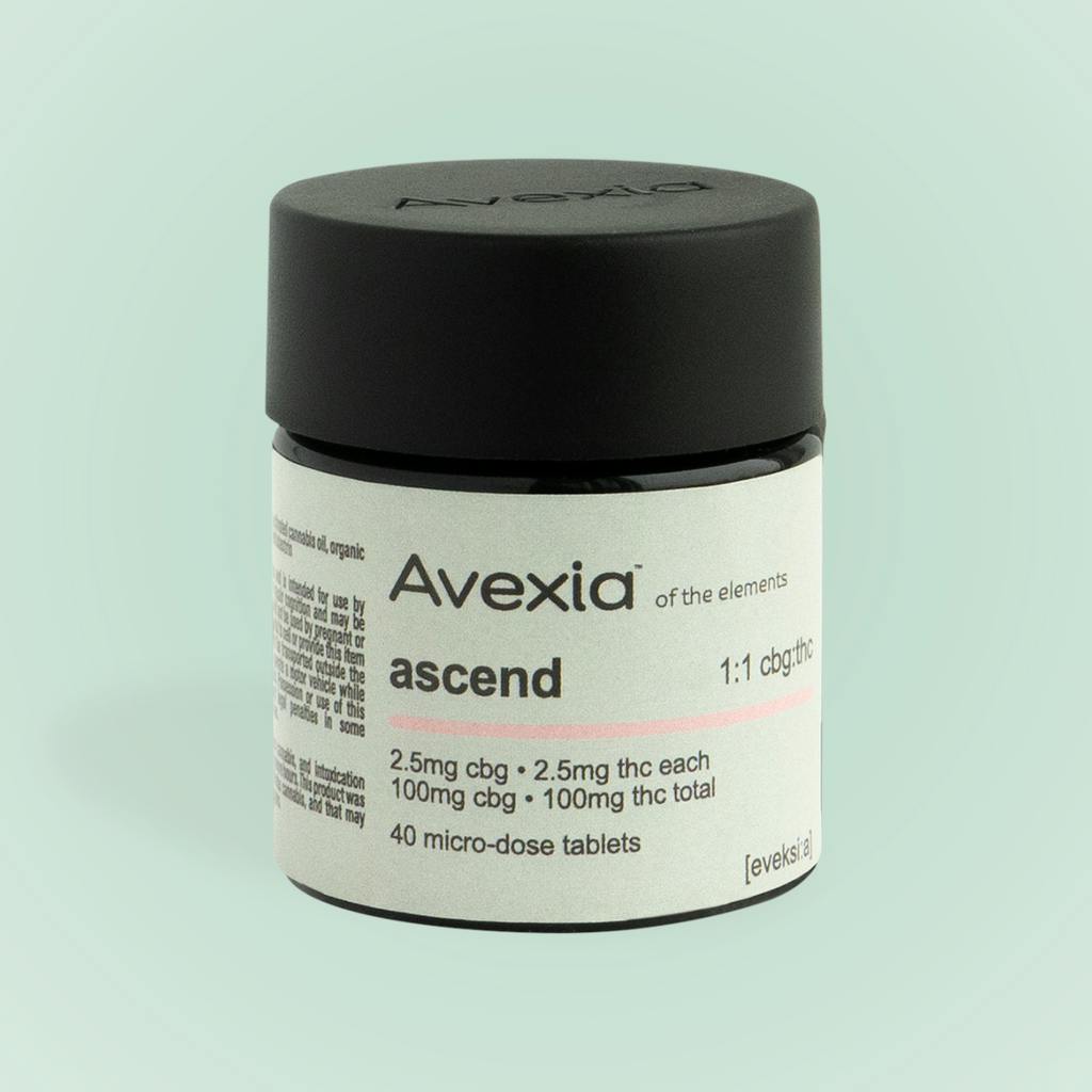 Avexia Ascend 1 1 CBG THC Tablets 100mg 40pk