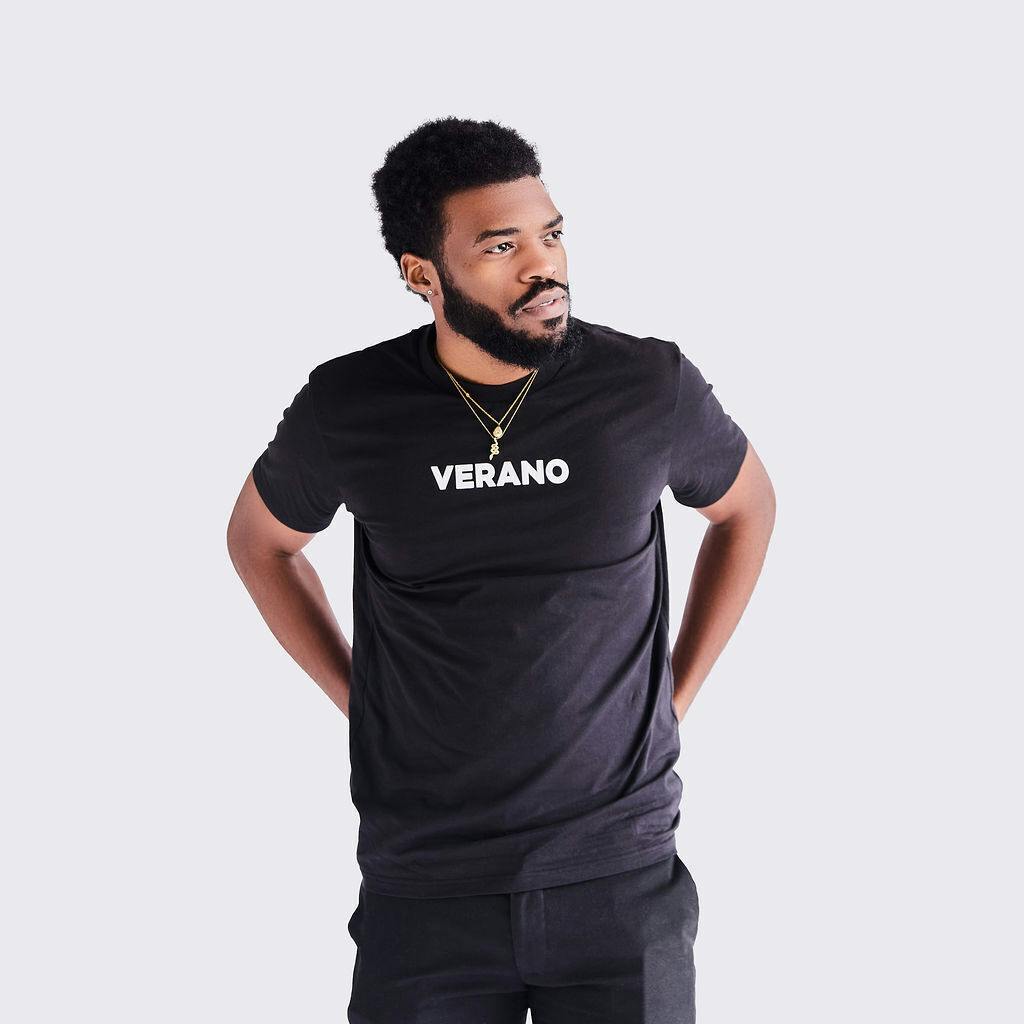 Verano Black Short Sleeve T-Shirt Small at Zen Leaf Cannabis Dispensary