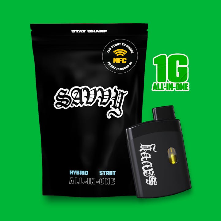 Savvy Strut Peaches 1g All - In - One