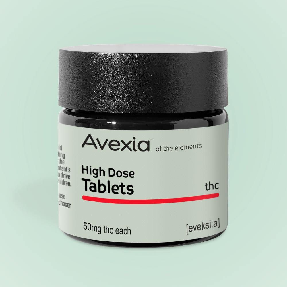 Avexia THC Tablets 1000mg 20pk