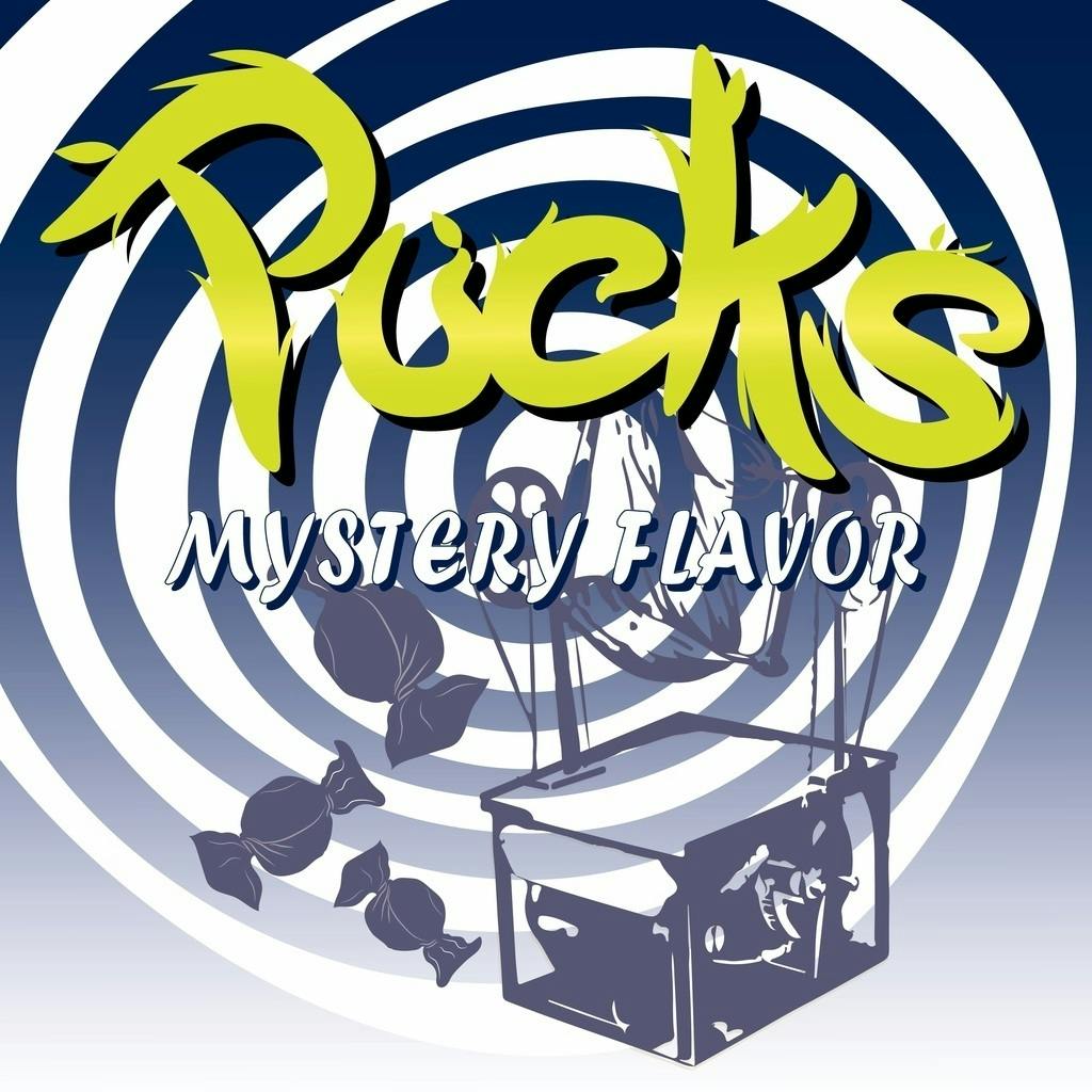 Pucks Blue Raspberry Taffy Soft Candy 100mg [10pk] Candy