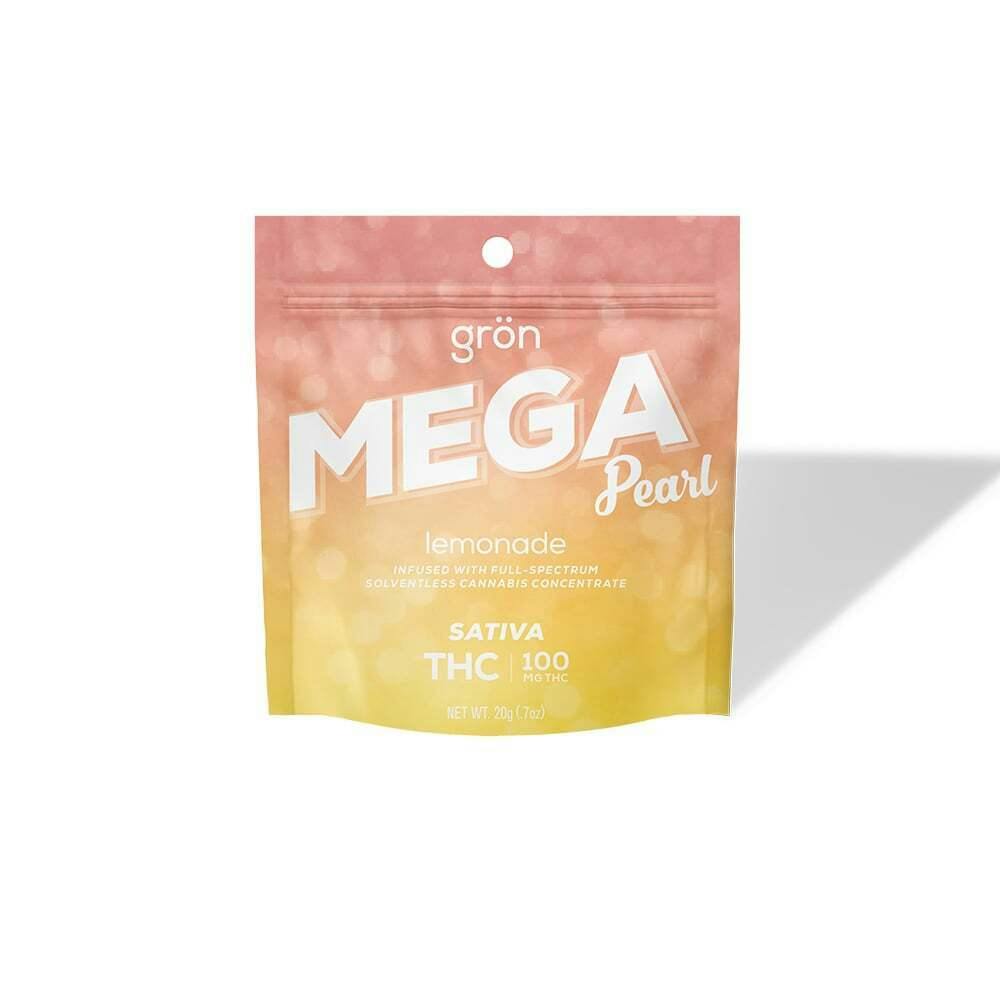 Gron Mega Pearl Lemonade Gummy 100mg   Candy