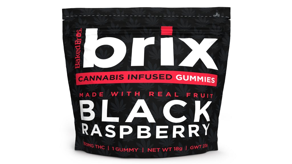 Brix Blackberry Raspberry Gummy 100mg [1pk] Candy