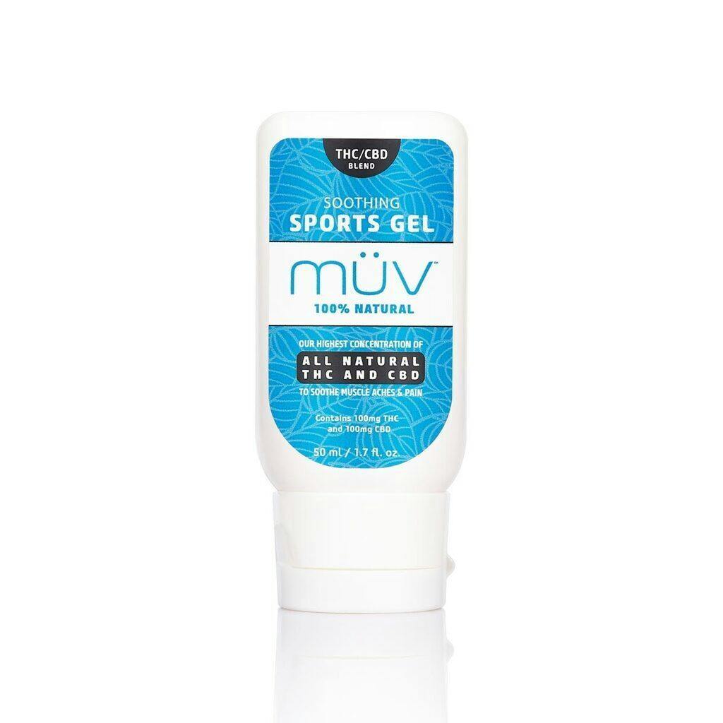 MÜV Sports 1:1 CBD:THC Gel 100mg Transdermal