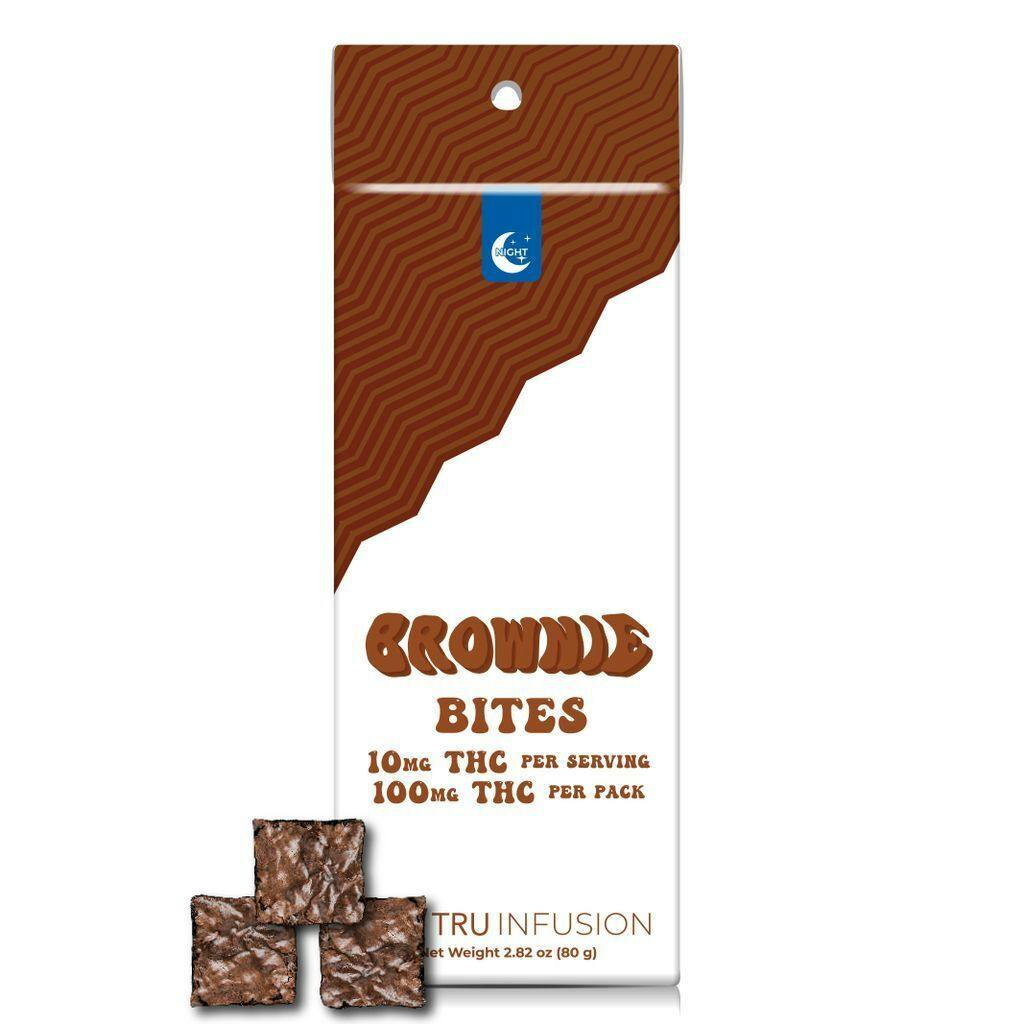 Tru Infusion Brownie Bites Night Brownie 100mg [10pk]