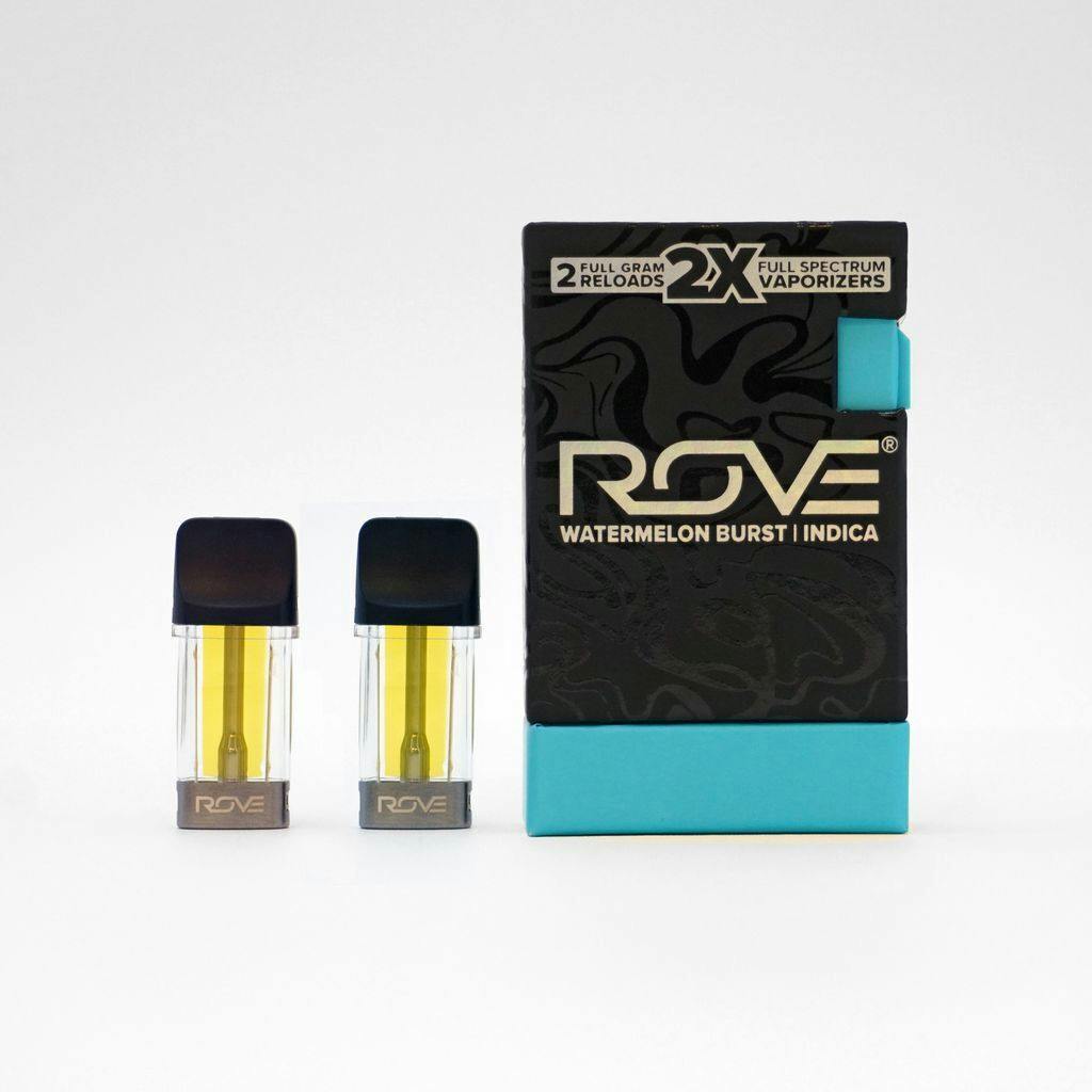 Watermelon Burst | 2g Melted Diamond Live Resin Vape | 2x 1g (Reload) by Rove