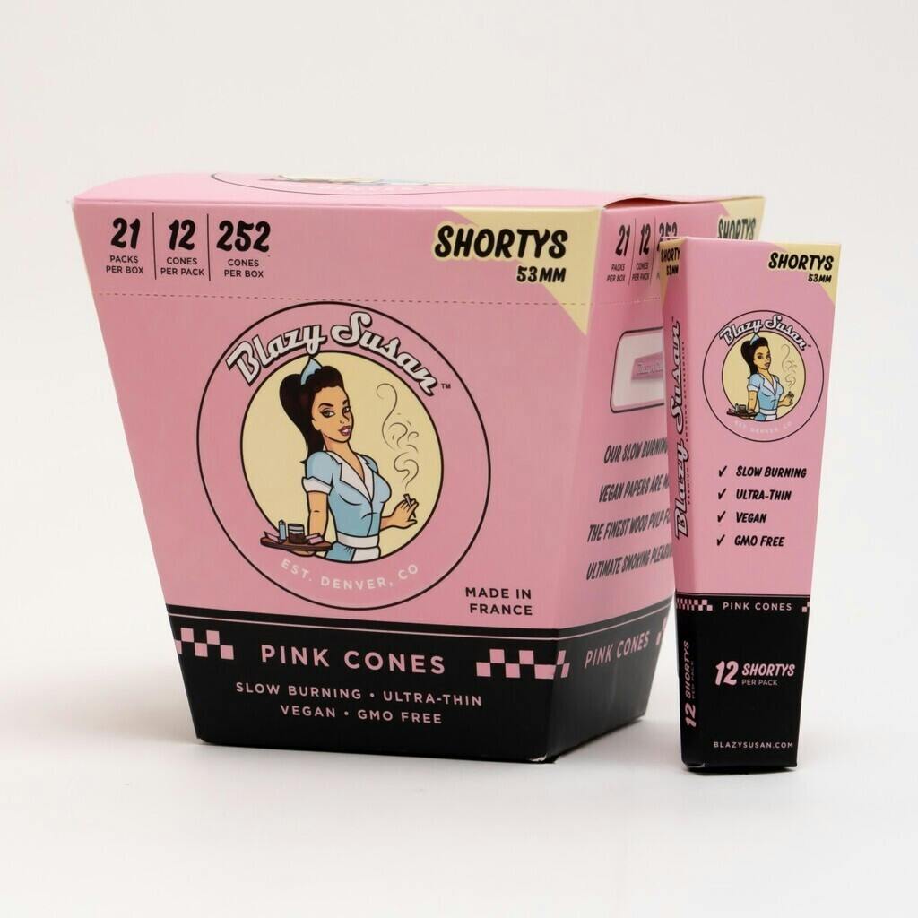Blazy Susan King Size Pink Cones