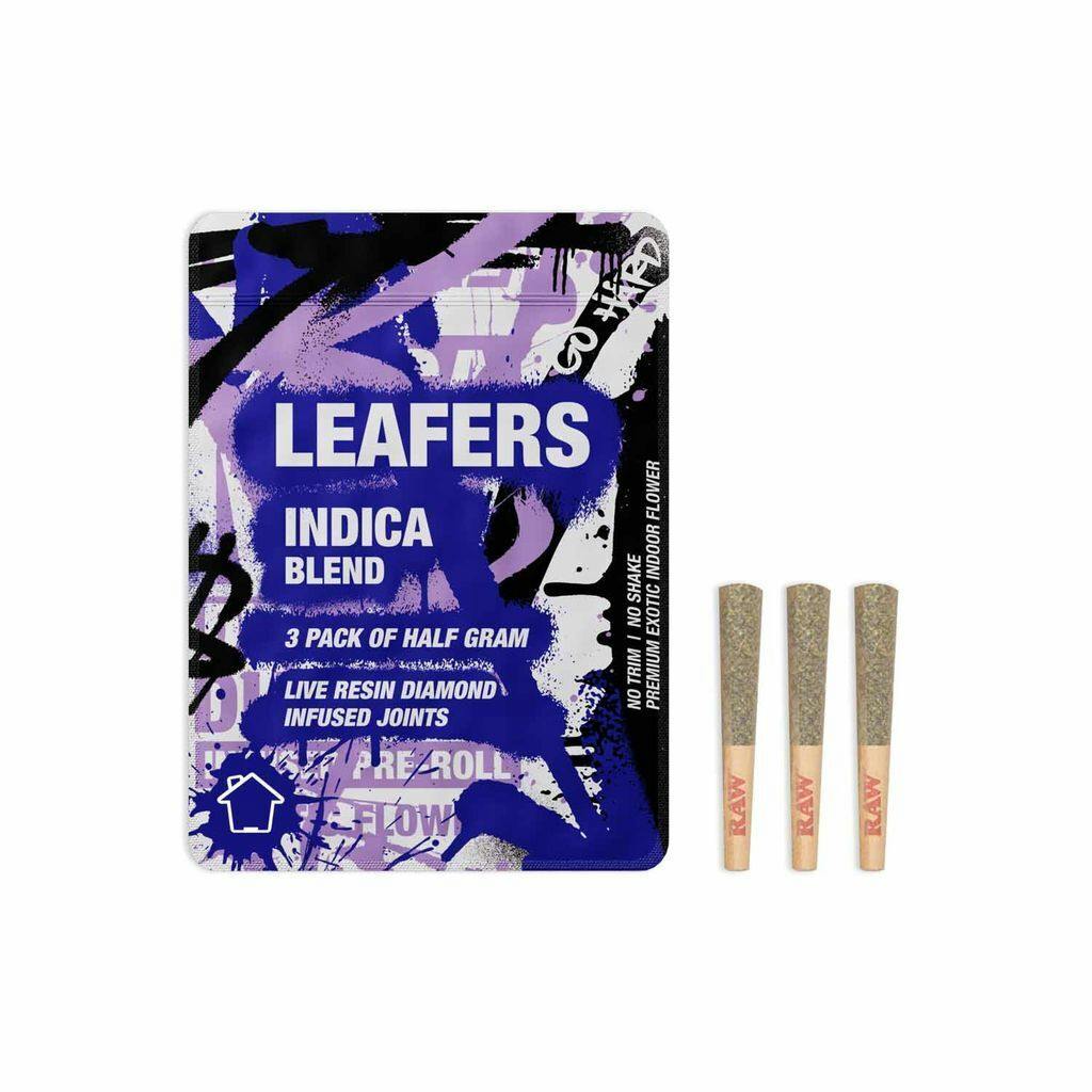 Leafers Indica Blend Infused Pre-Roll 1.5g
