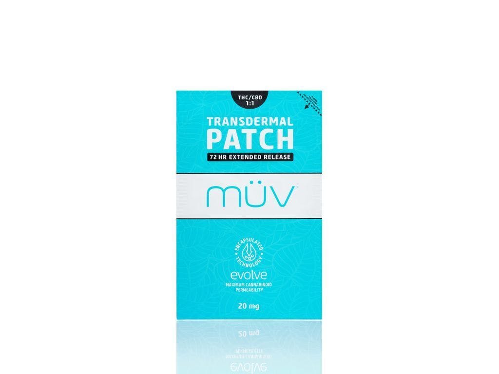 MÜV Transdermal Patch THC/CBD Patch 20mg