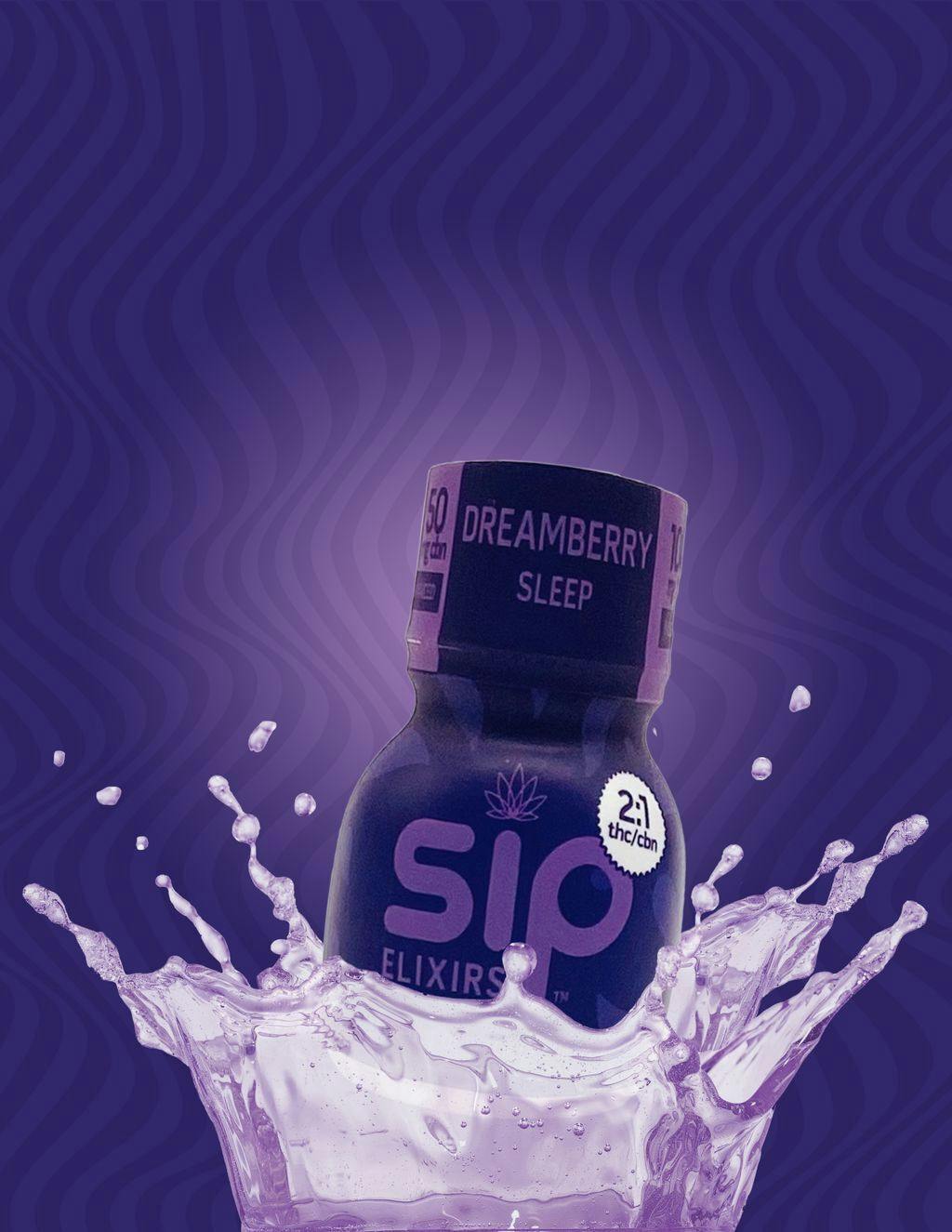 Sip Dreamberry 1:2 CBN:THC Drink Mix 100mg [1pk] Beverage