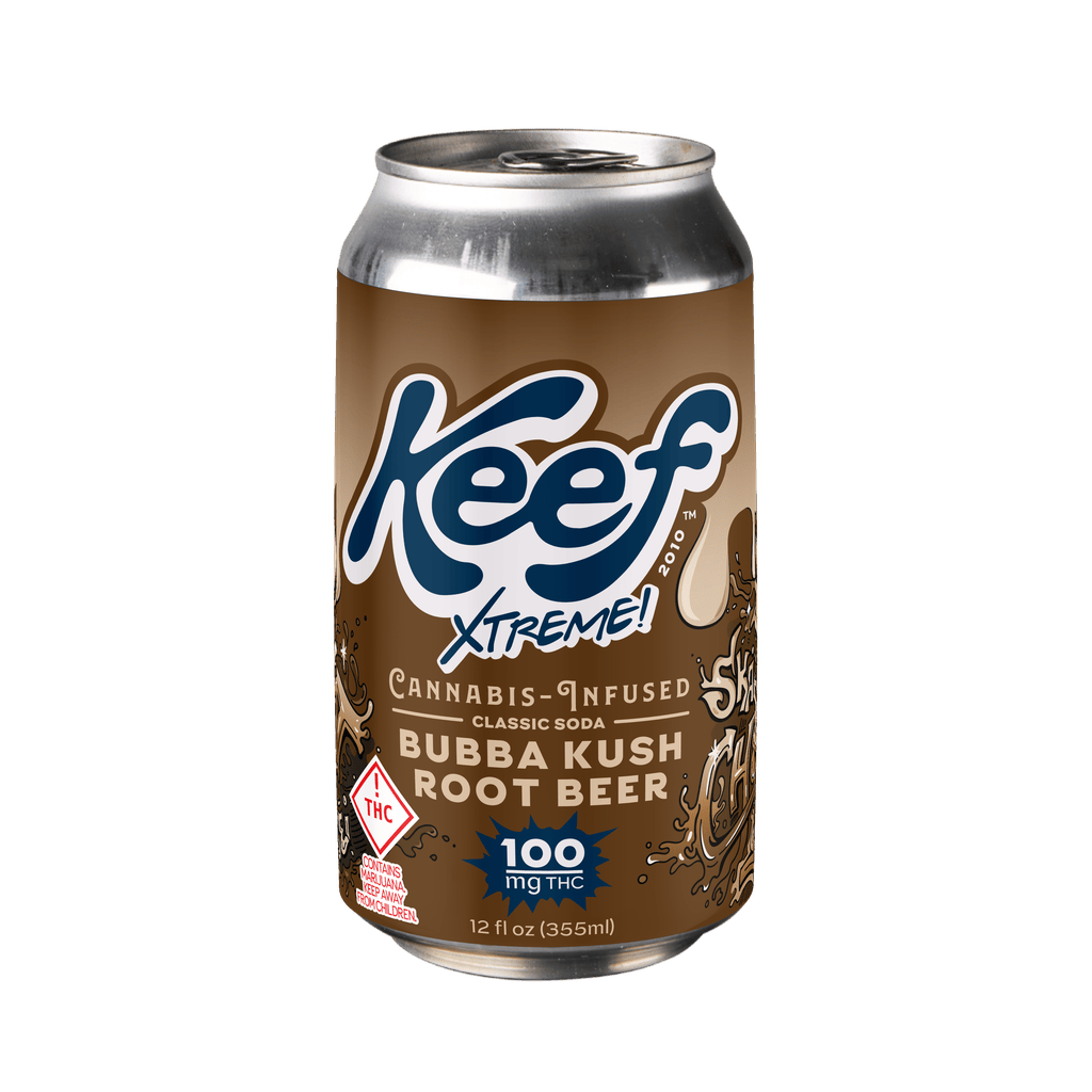 KEEF Bubba Kush Root Beer Soda 100mg   Beverage