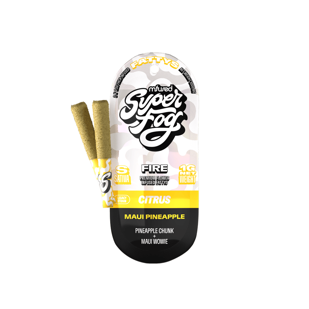 SuperFog Fire Maui Pineapple Infused Pre-Roll 1g [2pk]