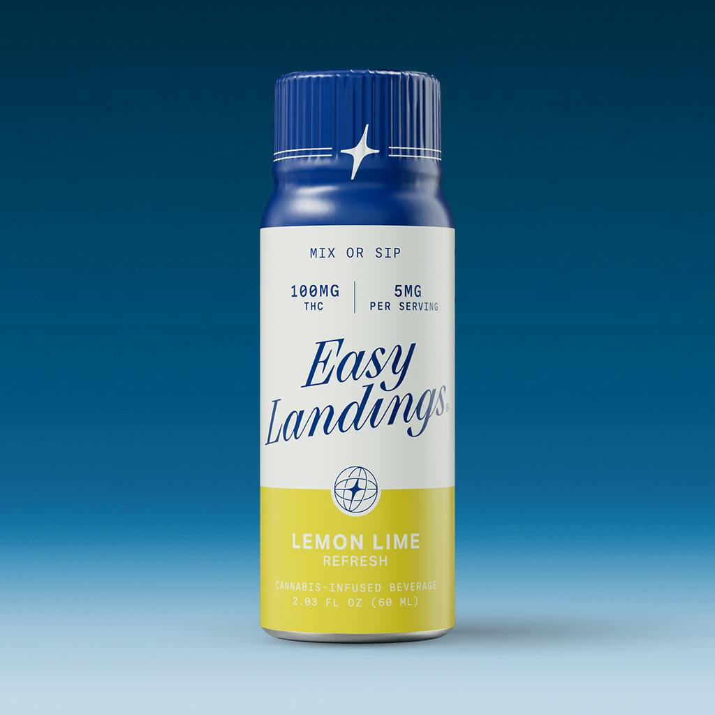 Easy Landings Lemon Lime Drink Mix 100mg   Beverage