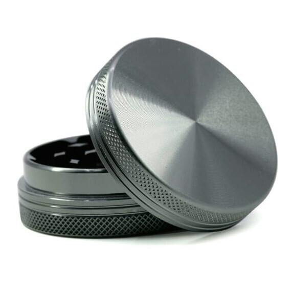Aluminum Grinder | Smooth Finish | 2pc | 2.5"