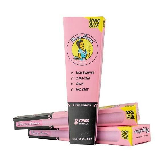 Pink | King Size Cones | 3 pack at The Haven Center Premium Cannabis Weed Dispensary on Cape Cod