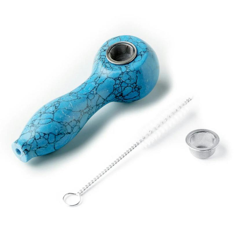 Assorted Gemstone Spoon Pipes
