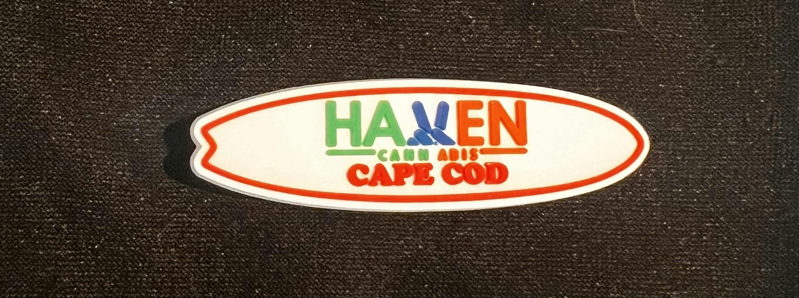 Magnet | Surfboard Sign at The Haven Center Premium Cannabis Weed Dispensary on Cape Cod